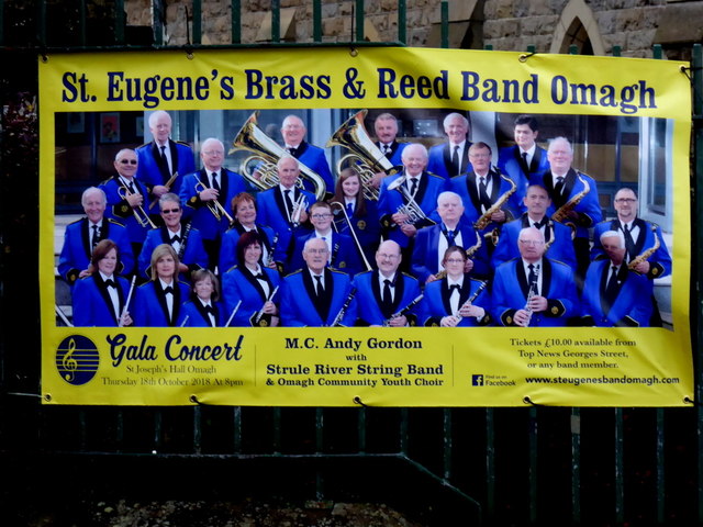 Banner, St Eugene's Brass & Reed Band, Omagh
