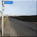 SJ0080 : Cycle Route 84 direction sign, Rhyl by Jaggery