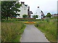 Small public garden on Bridlington seafront