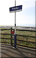 View of Cumbrian coast from Flimby Station