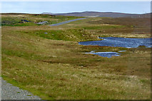HU4584 : Roadside Lochan near Everhoull by David Dixon