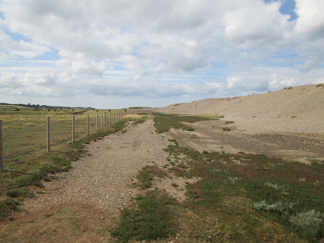 Norfolk  Coast  Path  toward  Cley  Eye