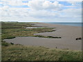 TG0844 : Shingle  beach  and  marshes  west  from  Gramborough  Hill by Martin Dawes