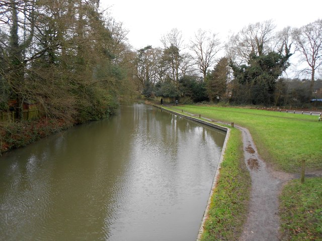 Basingstoke Canal: View from the Reading Road Bridge (2)