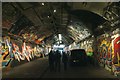 View along Leake Street Arches towards Lower Marsh