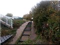 Chelmsford: slipway past the weir on the Chelmer