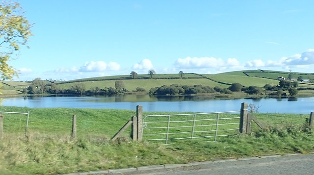 Dairy Lake viewed from the A24 north of Ballynahinch