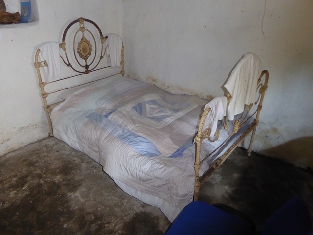 Bed in Maggie Heaney's Cottage