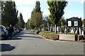 Main entrance road, Sutton Road Cemetery