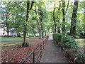 Churchyard path, Prescot