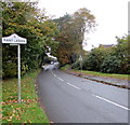 Pant Lasau boundary sign, Swansea