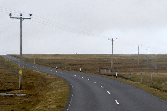 Telegraph Wires Crossing the A698