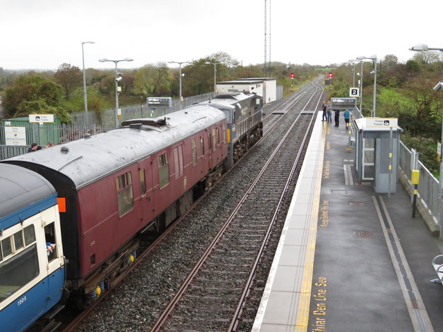 View north from Gort station