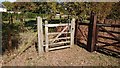 SU7838 : Gate on footpath by John P Reeves