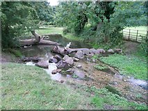 SU8695 : Hughenden Stream: Hughenden Park Weir (2 of 4) by Nigel Cox