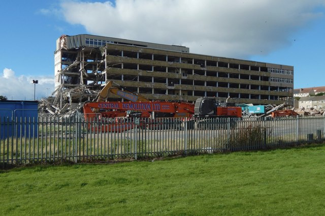 Demolition of the former OLSP