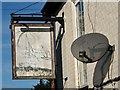 The Suspension Bridge Tavern - the (very faded) pub sign