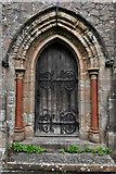 SO9265 : Wychbold, St. Mary de Wyche Church: Chancel doorway by Michael Garlick
