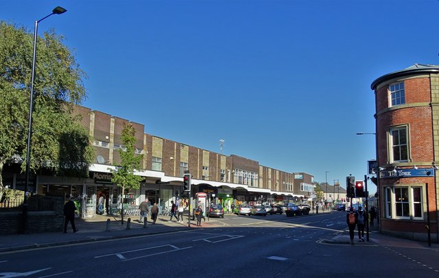 The shopping centre at Broomhill, Sheffield 10
