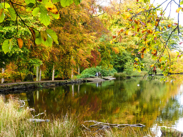 Autumn colour at Longshaw Lake