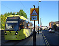 SD8912 : Metrolink tram on Maclure Road, Rochdale by JThomas