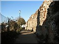 Path along the town wall