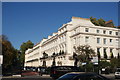 View of a terrace of apartments on Park Square East from Marylebone Road