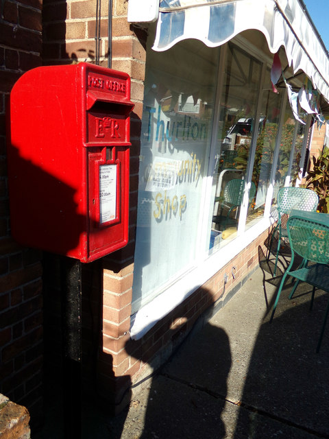 Thurlton Post Office Postbox
