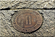 J3979 : Ground plaque, Holywood (October 2018) by Albert Bridge