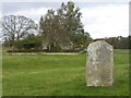NU1515 : Marker stone at East Brizlee by Gordon Hatton