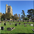 Fordham: graveyard and tower