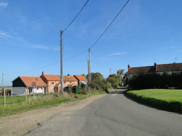 Houses and cottages in lower Colkirk