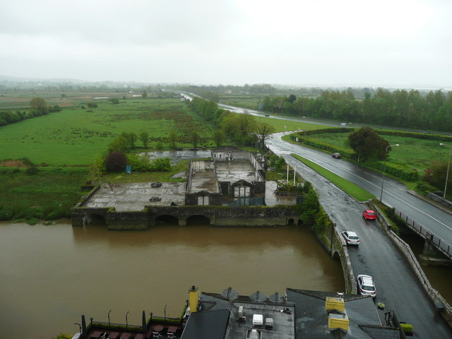 View from the SE tower of the Castle, Bunratty