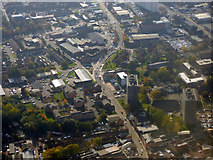 SJ8989 : Stockport from the air by Thomas Nugent