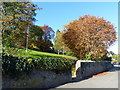 Sloping entrance to Piggies Hill Park, Chepstow