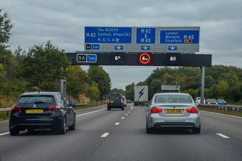 Stratford-on-Avon District : M42... © Lewis Clarke cc-by-sa/2.0 ...