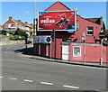 Spider-man advert on a Bedminster corner, Bristol