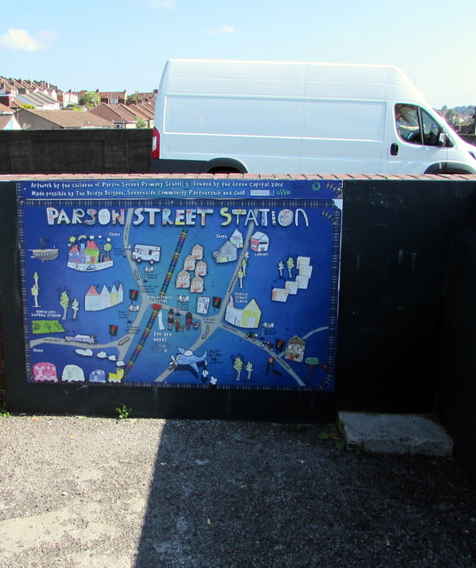 Parson Street railway station mural, Bristol