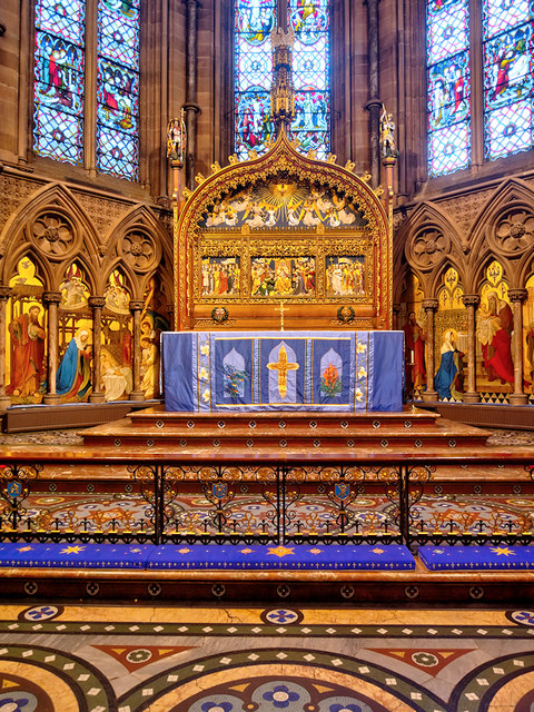 Altar and Reredos, Bury Parish Church