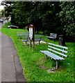 Roadside benches in Blackmill