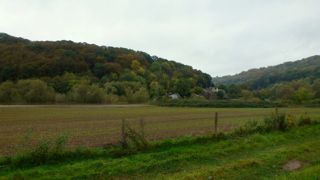 View to the flooded Wye