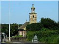 SD4520 : St Mary's Church by the A59 by Steve Daniels