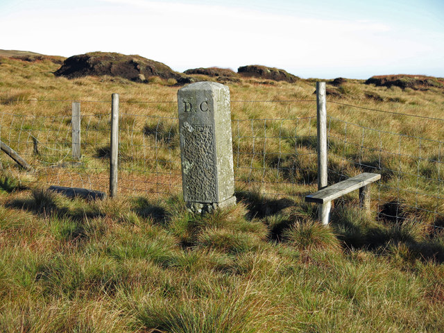 Old Boundary Marker on Scraith Head