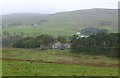 View across valley of River South Tyne