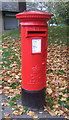 Elizabeth II postbox on Great Greens Lane, Clayton Brook