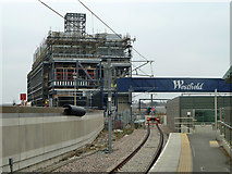 TQ3884 : Stratford Westfield power plant under construction by Robin Webster