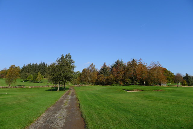 Path through Balmore Golf Course