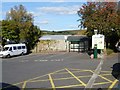 Car park and bus station