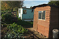 Allotment sheds, Wolborough Hill