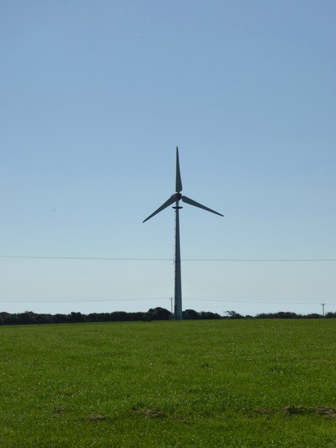 Small wind turbine at Trembethow